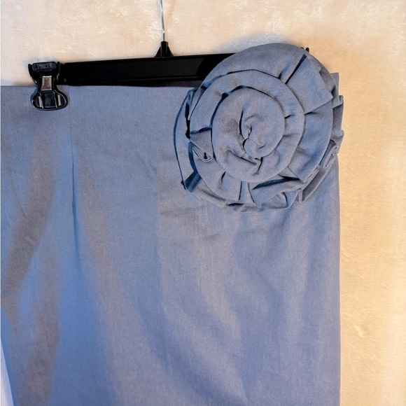 NANA’S Milano Denim Corset Top and Midi Pencil Skirt Set - Picture 12 of 16